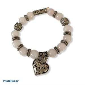 Lucky stone beaded bracelet